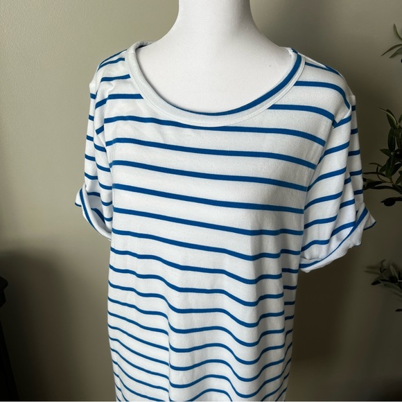 Candace Cameron Bure Striped French
Terry T-Shirt Dress - Picture 2 of 7